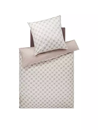 JOOP | Satin Bettwäsche 70x90cm/140x200cm CORNFLOWER DOUBLE Beige | 